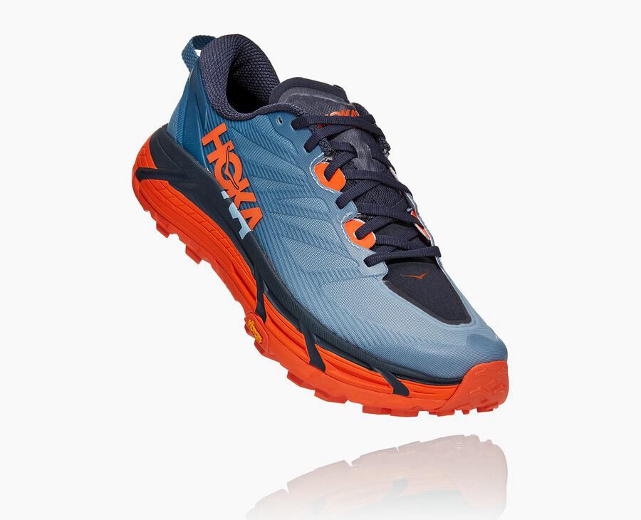 Hoka One One Trainers Mens Blue - Mafate Speed 3 - 34659XVZO